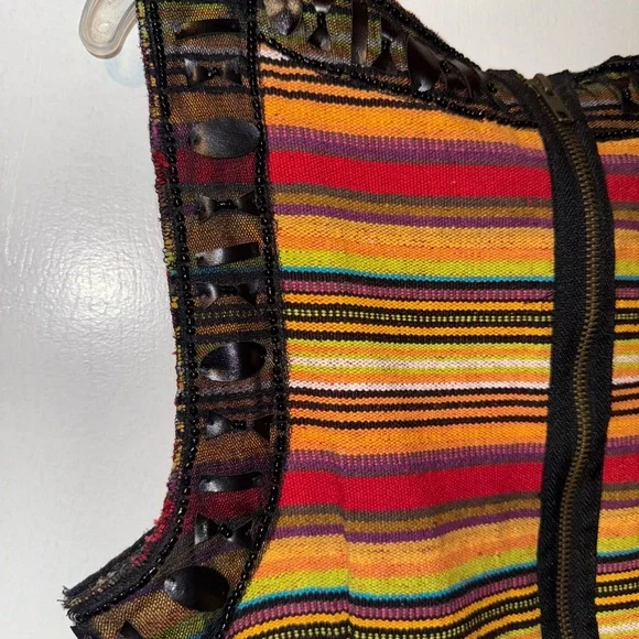 Free People Multicolor Striped Mini Dress - Picture 5 of 7